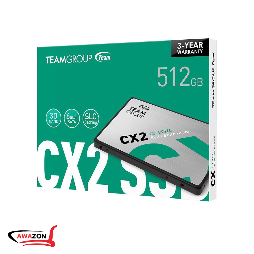 Internal Hard 512GB SSD TeamGroup 2.5" CX2